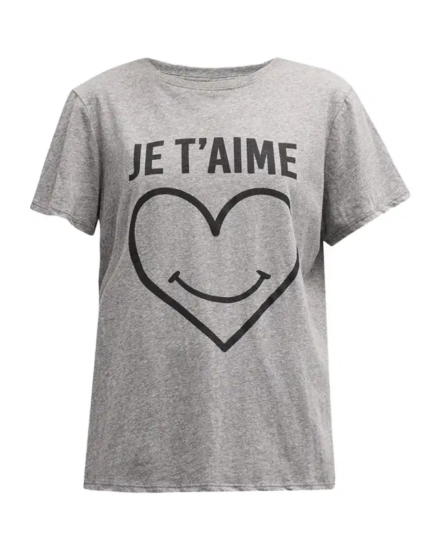 Cinq a Sept Smiling Heart Graphic T-Shirt