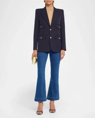 Veronica Beard Carson Ankle Flare Jeans | Thumbnail 2 Veronica Beard Carson Ankle Flare Jeans | Thumbnail 2
