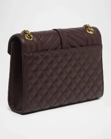 Saint Laurent Envelope Triquilt Medium YSL Shoulder Bag in Smooth Quilted Leather | Thumbnail 2 Saint Laurent Envelope Triquilt Medium YSL Shoulder Bag in Smooth Quilted Leather | Thumbnail 2