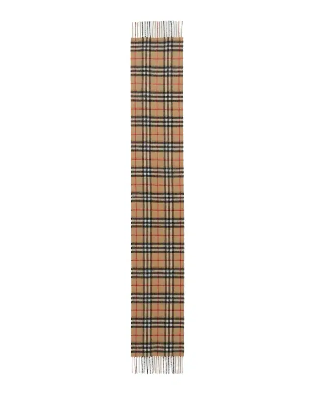 Kid 's Vintage Check Cashmere Scarf