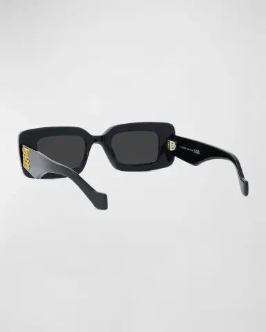 Loewe Anagram Beveled Acetate Rectangle Sunglasses | Thumbnail 2 Loewe Anagram Beveled Acetate Rectangle Sunglasses | Thumbnail 2
