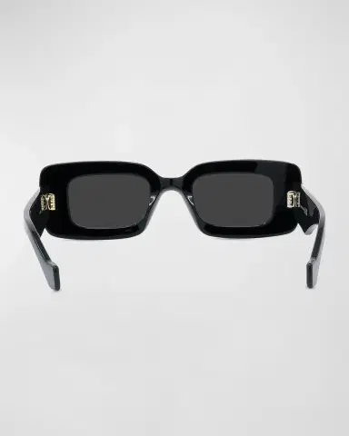 Loewe Anagram Beveled Acetate Rectangle Sunglasses | Thumbnail 5 Loewe Anagram Beveled Acetate Rectangle Sunglasses | Thumbnail 5