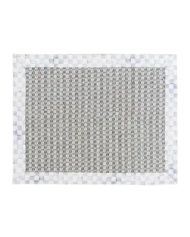 MacKenzie-Childs Sterling Check Rug, 2 'x 3 ' | Thumbnail 1