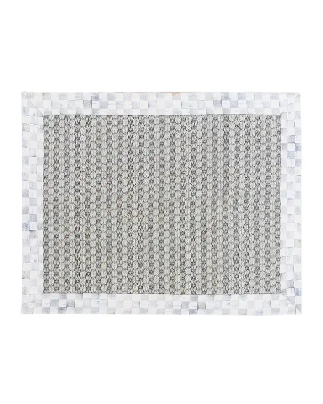 MacKenzie-Childs Sterling Check Rug, 2 'x 3 '