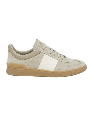 Valentino Garavani Upvillage Bicolor Stripe Low-Top Sneakers | Thumbnail 1 Valentino Garavani Upvillage Bicolor Stripe Low-Top Sneakers | Thumbnail 1