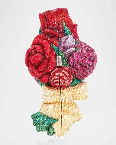 Judith Leiber Couture Corsage Roses Clutch Bag with Chain Strap | Thumbnail 4 Judith Leiber Couture Corsage Roses Clutch Bag with Chain Strap | Thumbnail 4