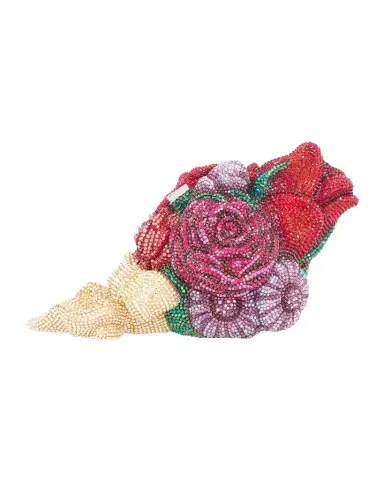 Judith Leiber Couture Corsage Roses Clutch Bag with Chain Strap | Thumbnail 1 Judith Leiber Couture Corsage Roses Clutch Bag with Chain Strap | Thumbnail 1