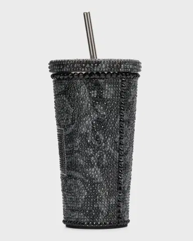 Versace Home Collection Project Barocco Embellished Travel Mug, 16.9 oz. | Thumbnail 2 Versace Home Collection Project Barocco Embellished Travel Mug, 16.9 oz. | Thumbnail 2