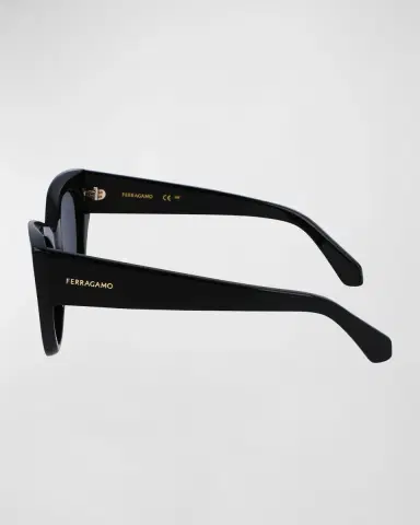 Ferragamo Classic Logo Acetate Cat-Eye Sunglasses | Thumbnail 4 Ferragamo Classic Logo Acetate Cat-Eye Sunglasses | Thumbnail 4