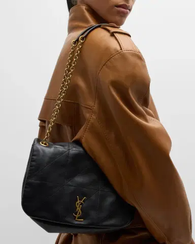 Saint Laurent Jamie 4.3 Small YSL Shoulder Bag in Quilted Smooth Leather | Thumbnail 3 Saint Laurent Jamie 4.3 Small YSL Shoulder Bag in Quilted Smooth Leather | Thumbnail 3