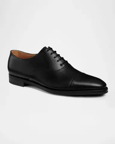 John Lobb Men's Bristol Cap-Toe Oxford Loafers | Thumbnail 2 John Lobb Men's Bristol Cap-Toe Oxford Loafers | Thumbnail 2