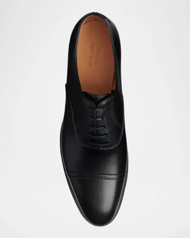 John Lobb Men's Bristol Cap-Toe Oxford Loafers | Thumbnail 3 John Lobb Men's Bristol Cap-Toe Oxford Loafers | Thumbnail 3