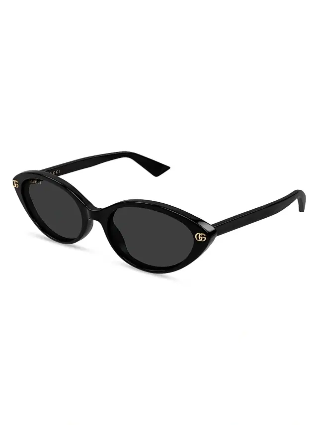 Gucci Women's Light Acetate 54MM Cat-Eye Sunglasses - Black