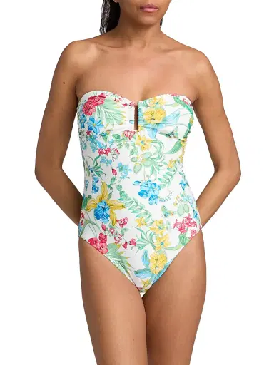 Kobi Halperin Women's Queen Floral One-Piece Swimsuit -  Multi | Thumbnail 3