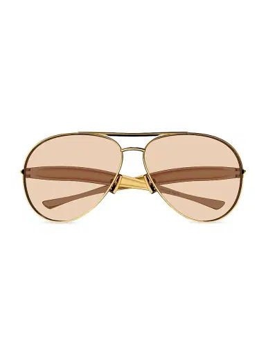 Bottega Veneta Women's Sardine 64MM Pilot Sunglasses | Thumbnail 2 Bottega Veneta Women's Sardine 64MM Pilot Sunglasses | Thumbnail 2
