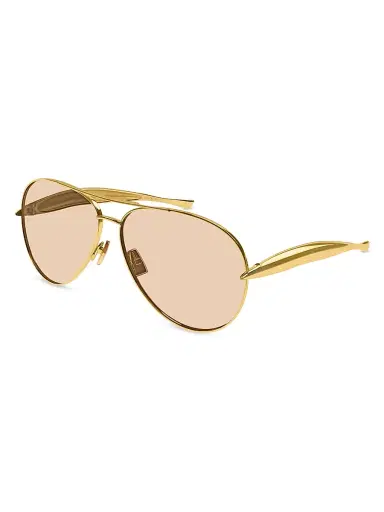 Bottega Veneta Women's Sardine 64MM Pilot Sunglasses | Thumbnail 1 Bottega Veneta Women's Sardine 64MM Pilot Sunglasses | Thumbnail 1