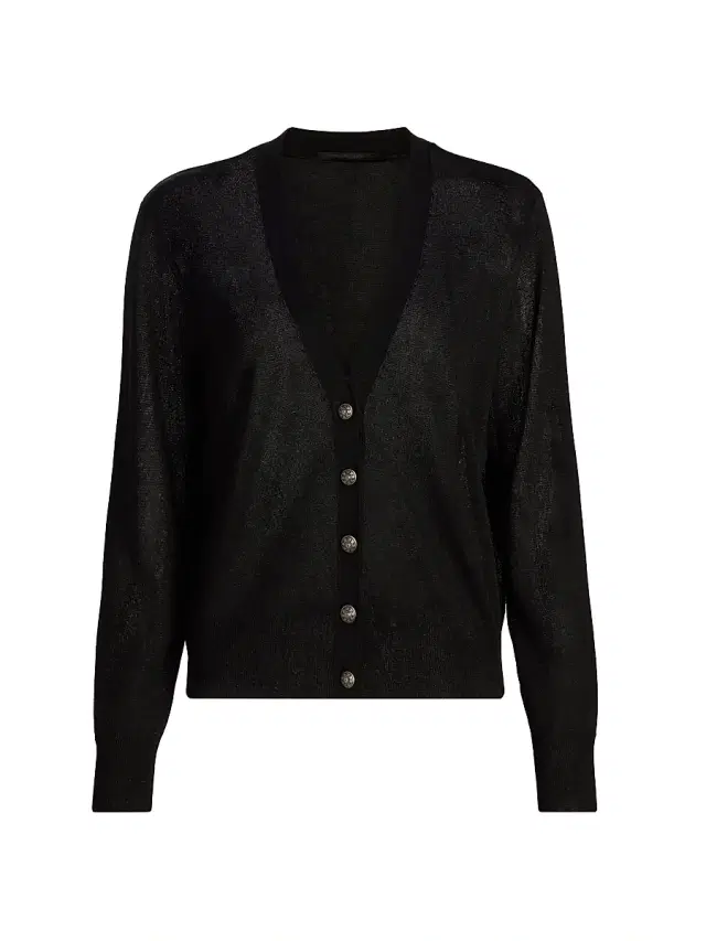 Women's Jenna Jersey Cardigan - Black