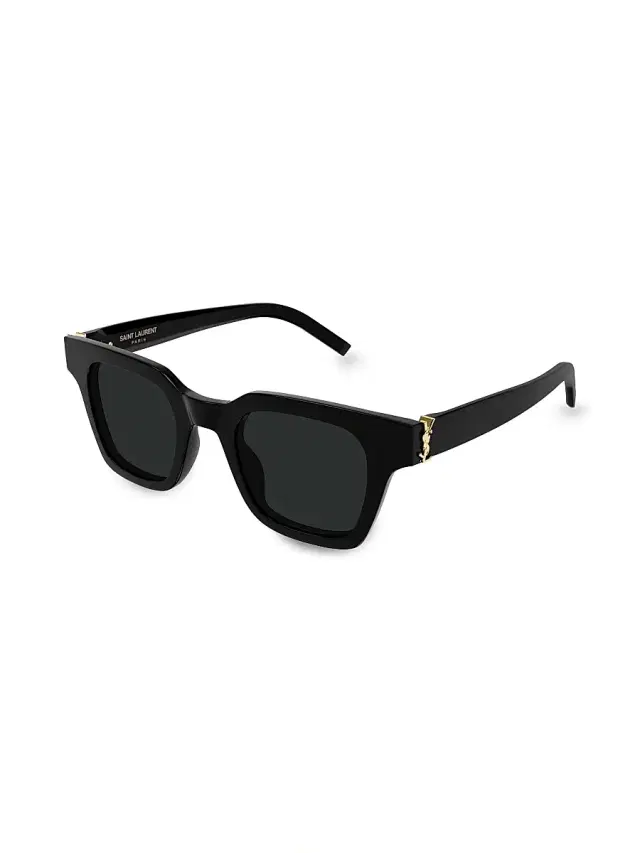 Saint Laurent Women's 47MM Square Sunglasses - Black