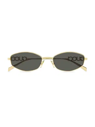 Gucci Women's Block 55MM Oval Metal Sunglasses | Thumbnail 2