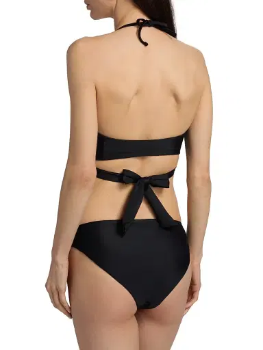 Kobi Halperin Women's Sesil Bustier Bikini Top - Black - Size Large | Thumbnail 4