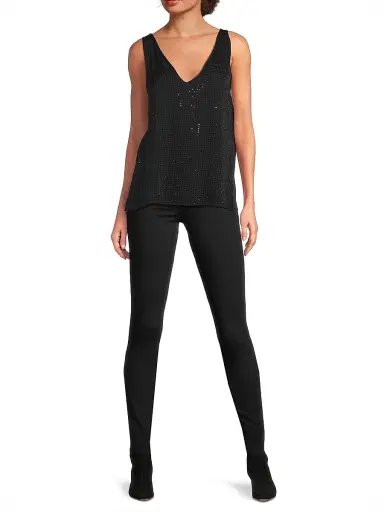 Ungaro Women's Rosie Hotfix Crystal Blouse - Black - Size XXL | Thumbnail 2 Ungaro Women's Rosie Hotfix Crystal Blouse - Black - Size XXL | Thumbnail 2