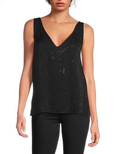 Ungaro Women's Rosie Hotfix Crystal Blouse - Black - Size XXL | Thumbnail 3 Ungaro Women's Rosie Hotfix Crystal Blouse - Black - Size XXL | Thumbnail 3