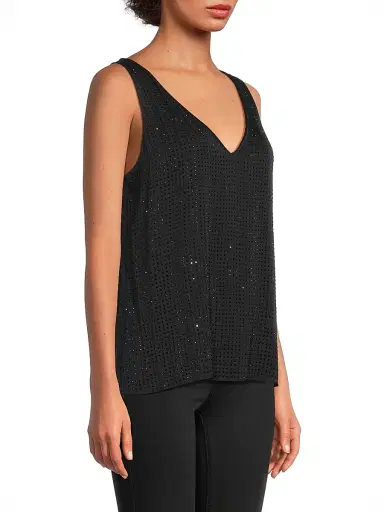 Ungaro Women's Rosie Hotfix Crystal Blouse - Black - Size XXL | Thumbnail 4 Ungaro Women's Rosie Hotfix Crystal Blouse - Black - Size XXL | Thumbnail 4