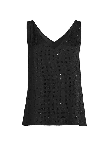 Ungaro Women's Rosie Hotfix Crystal Blouse - Black - Size XXL | Thumbnail 1 Ungaro Women's Rosie Hotfix Crystal Blouse - Black - Size XXL | Thumbnail 1