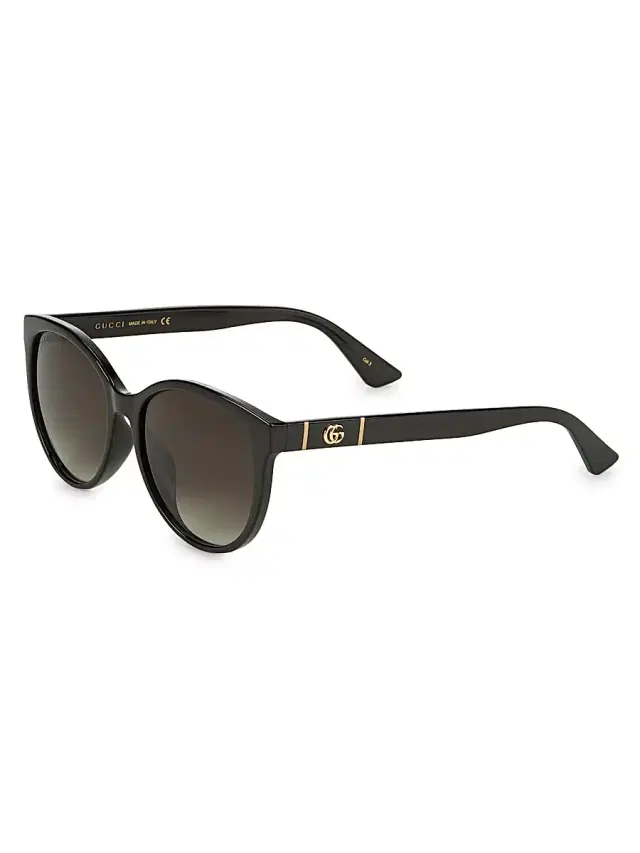 Gucci Women's 56MM Cat-Eye Sunglasses - Black