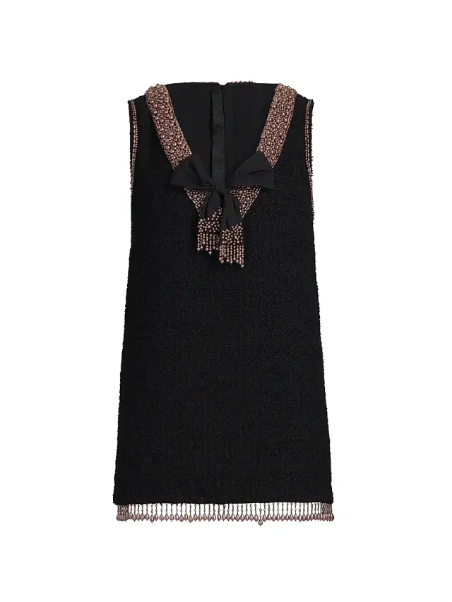 Kobi Halperin Women's Avital Embellished Tweed Minidress - Black