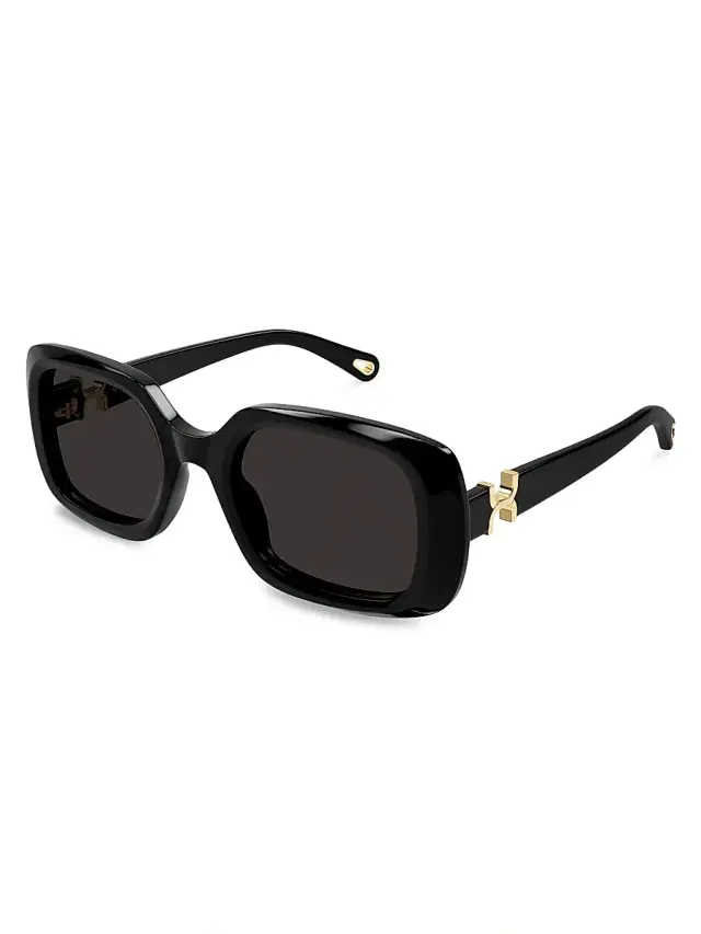Chloé Women's Marcie 53MM Square Sunglasses - Black