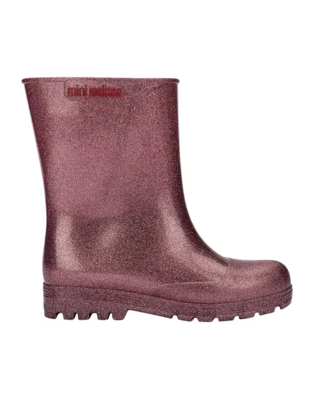 Mini Melissa Girl 's Slip-On Rain Boots, Baby/Kids