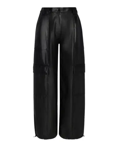 Simkhai Luxe Vegan Leather Cargo Pants | Thumbnail 1