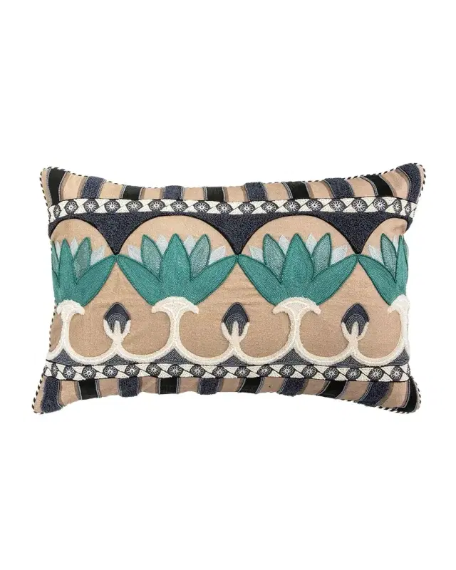 MacKenzie-Childs Lotus Lumbar Pillow