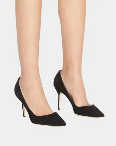 Manolo Blahnik 90mm BB Suede Pumps | Thumbnail 2 Manolo Blahnik 90mm BB Suede Pumps | Thumbnail 2