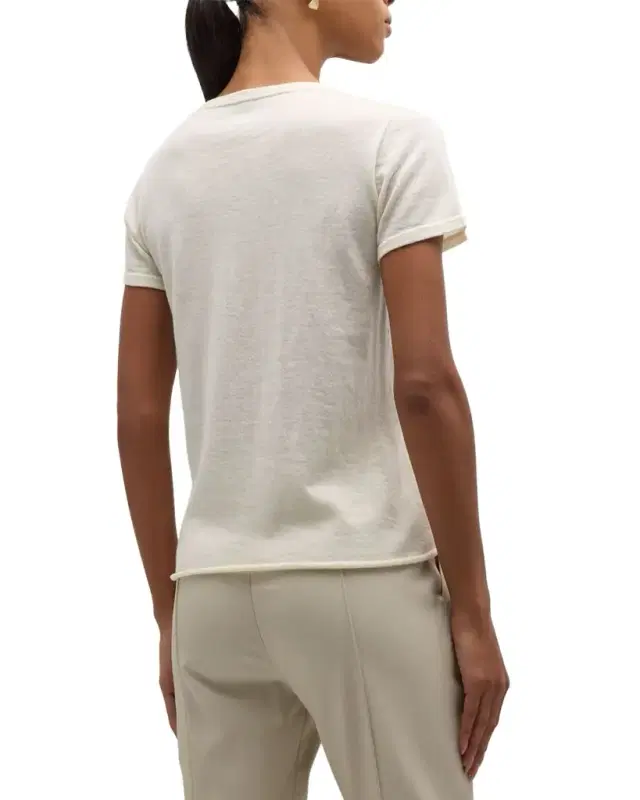 Majestic Filatures Machine Washable Cashmere Crewneck Top