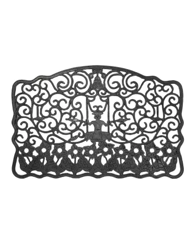 MacKenzie-Childs Mrs. Powers Rubber Door Mat, 2 ' x 3 ' | Thumbnail 1 MacKenzie-Childs Mrs. Powers Rubber Door Mat, 2 ' x 3 ' | Thumbnail 1