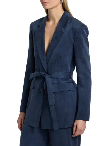 Kobi Halperin Women's Jessi Tie-Waist Blazer - Midnight Blue - Size XL | Thumbnail 4 Kobi Halperin Women's Jessi Tie-Waist Blazer - Midnight Blue - Size XL | Thumbnail 4