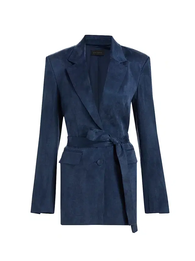 Women's Jessi Tie-Waist Blazer - Midnight Blue
