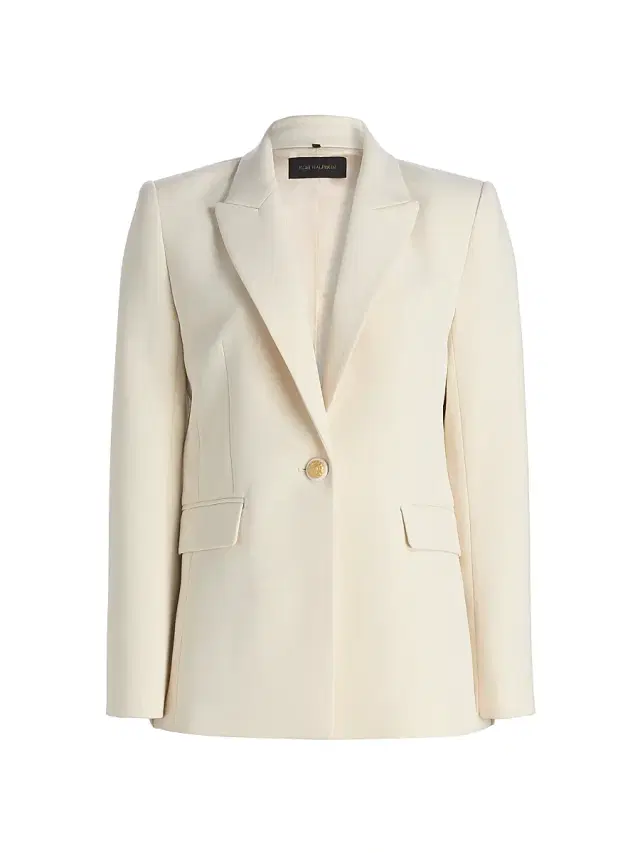 Kobi Halperin Women's Rue Crepe Single-Breasted Blazer - Ecru
