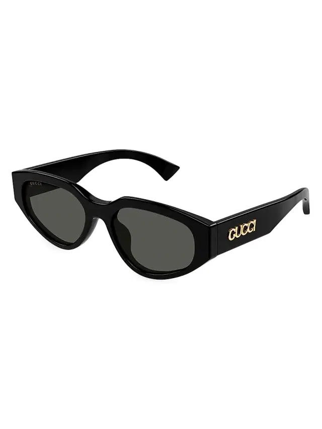 Gucci Women's  Miami 55MM Cat-Eye Sunglasses - Black