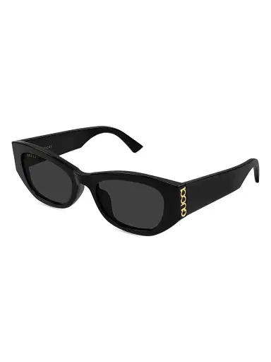 Gucci Women's On Side 53MM Cat-Eye Sunglasses - Black | Thumbnail 1