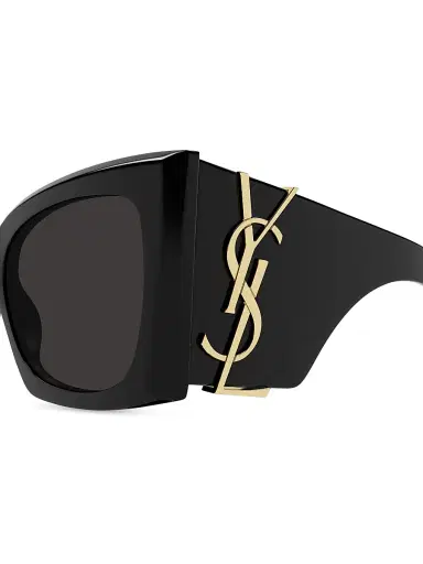 Saint Laurent Women's Monogram Acetate 54MM Blaze Rectangular Sunglasses | Thumbnail 5 Saint Laurent Women's Monogram Acetate 54MM Blaze Rectangular Sunglasses | Thumbnail 5