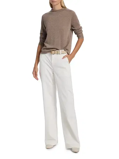 Kobi Halperin Women's Hannah Cotton-Blend High-Rise Pants - | Thumbnail 2