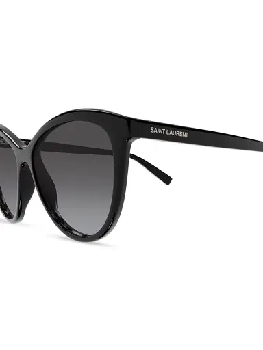 Saint Laurent Women's Classic 57MM Cat-Eye Sunglasses - Black Grey | Thumbnail 3