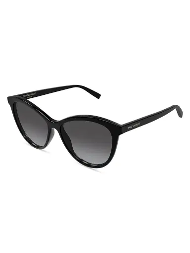 Saint Laurent Women's Classic 57MM Cat-Eye Sunglasses - Black Grey | Thumbnail 1
