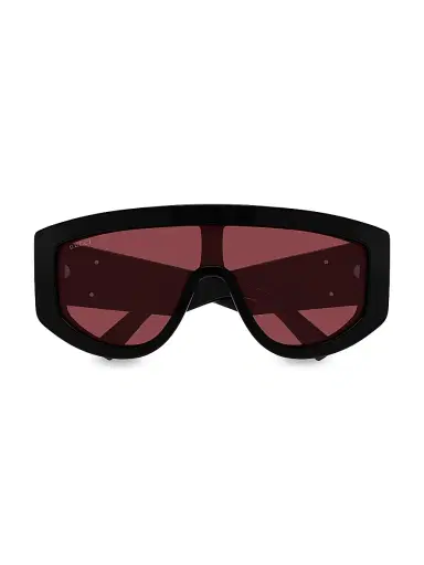 Gucci Women's GG Extruded 99MM Mask Sunglasses | Thumbnail 2 Gucci Women's GG Extruded 99MM Mask Sunglasses | Thumbnail 2