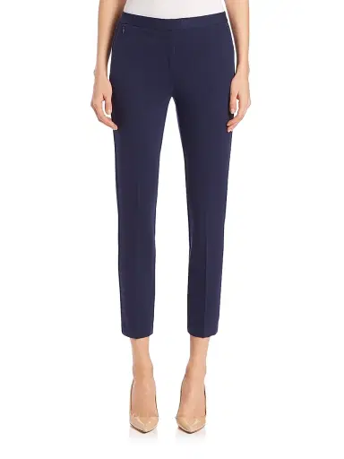 Kobi Halperin Women's Double-Knit Alexandra Pants - Navy | Thumbnail 3