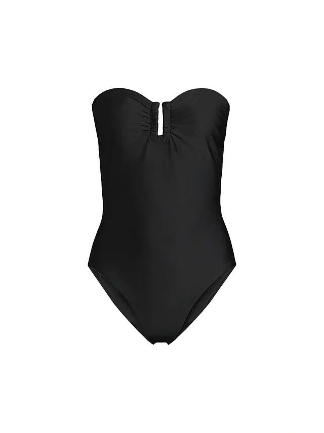 Kobi Halperin Women's Becca Strapless One-Piece Swimsuit - Black