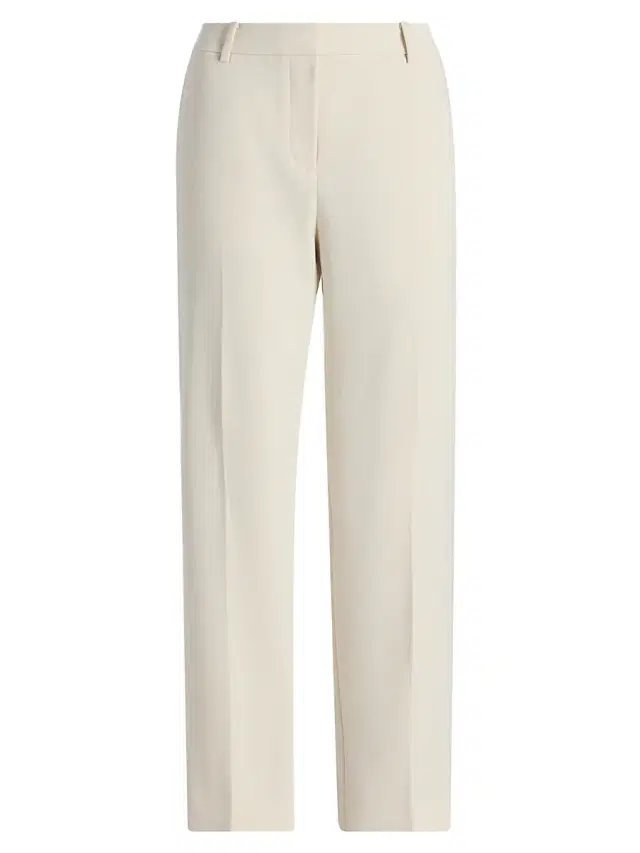 Kobi Halperin Women's Gloria Crepe Straight-Leg Pants - Ecru